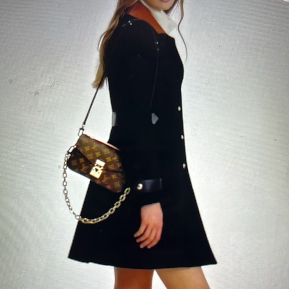 Louis Vuitton Brown Monogram Crossbody with Gold Chain